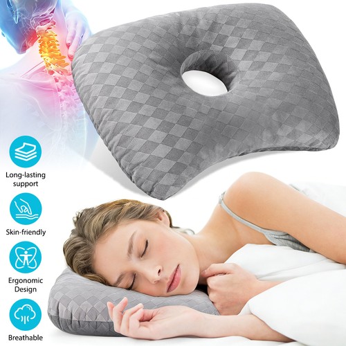 Pillow with ear hole - ear,
