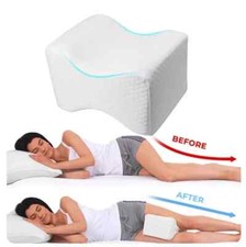 Memory Foam Knee Pillow Side