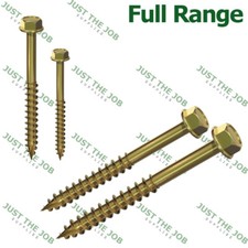 Solo Coach Screw Yellow Zinc