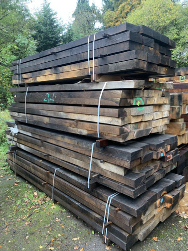 Reject oak sleepers - oak, 200