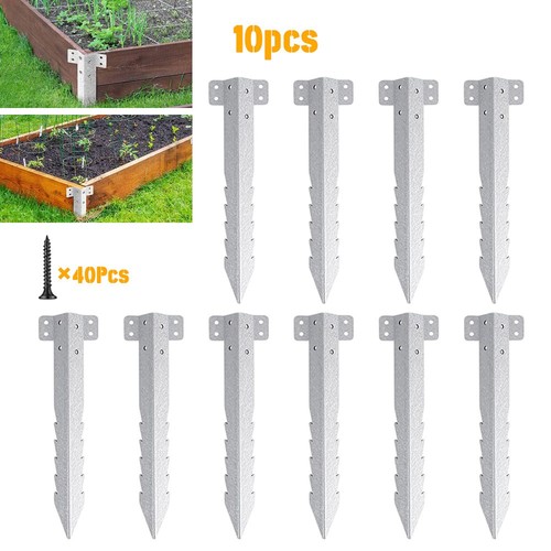 10x metal garden sleeper - metal,