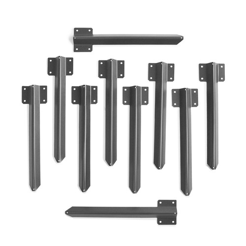 Railway sleeper brackets steel - railway,