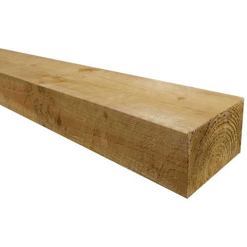 Treated timber garden - timber, railway