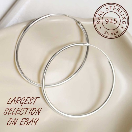 925 sterling silver - 925, hoop