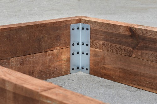Tier corner galvanised steel - 2-tier,