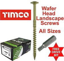 WAFER HEAD WOOD SCREWS